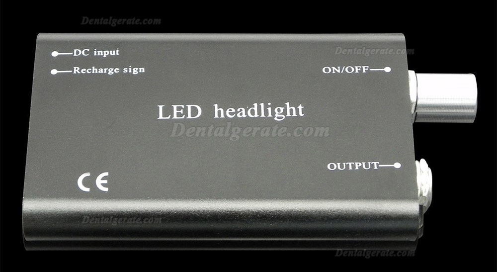 Tragbare LED-Scheinwerferlampe f&uuml;r zahnchirurgische Lupebrille